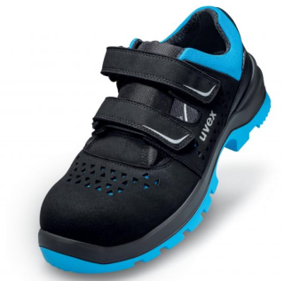 Uvex 2 xenova Sandale - Sicherheitsschuh S1 95538 schwarz/blau Gr.46 W11