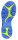 HAIX Black Eagle Safety 40.1 low blau-zitrus Sicherheitsschuhe S3