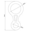 ALIENS - Alu Abseilachter CLASSIC - in verschiedenen Farben