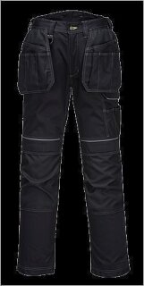 Portwest PW3 Holster Arbeits-Hose in der Farbe Marine-Schwarz und der Größe UK33 EU48 F