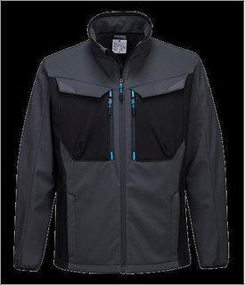 Portwest WX3 Softshell-Jacke in der Farbe Graumetallic und der Gre L