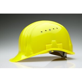 Schuberth Bauhelm Baumeister 80 6 R Punkt Drehverschluss gelb EN397