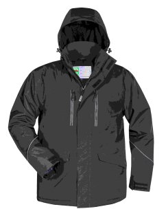 Elysee *BURNLEY* Winter Parka Polyester, schwarz Größe S (46/48)