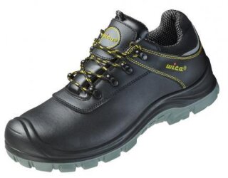 Wica POLLA Halbschuhe Glattleder schwarz/gelb vers. Größen