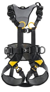 Petzl VOLT WIND Auffang- und Haltegurt schwarz/gelb internationale Ausführung