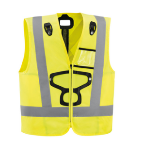 Petzl HI-VIZ Weste für NEWTON-Gurte Farbe 1 (Gelb)