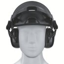 Uvex pheos faceguard Mesh Visier mit Kapselgehörschutz K1P