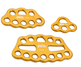 Petzl PAW Riggingplatte Größen S Farbe gelb