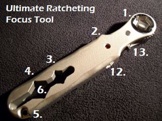 StageJunk Ratcheting Ultimate Focus Tool - EURO