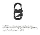 Petzl MINO ohne Zubehör - Karabiner zur Zubehör Befestigung - keine PSA