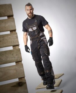 Ardon Latzhose VISION 03 schwarz-grau, verkürzt verschiedene Größen