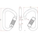 Aliens Karabiner HMS Karabiner Classic Trilock...