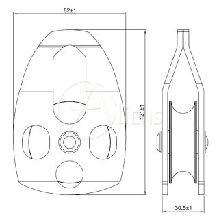 Aliens Umlenkrolle Big Pulley verschiedene Farben