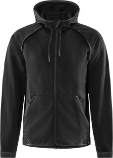 Fristads Sweatjacke mit Kapuze 7462 DF Schwarz 7 Größen