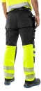 Fristads High Vis Green Handwerker Stretchhose Kl. 1 2643 GSTP in 3 Farben & 28 Größen