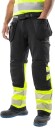 Fristads High Vis Green Handwerker Stretchhose Kl. 1 2643 GSTP in 3 Farben & 28 Größen