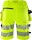 Fristads High Vis Green Handwerker Stretch-Shorts Kl. 2 2646 GSTP in 3 Farben & 13 Größen