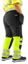Fristads High Vis Green Handwerker Stretchhose Damen Kl. 1 2663 GSTP in 3 Farben & 9 Größen