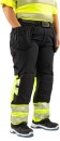 Fristads High Vis Green Handwerker Stretchhose Damen Kl. 1 2663 GSTP in 3 Farben & 9 Größen