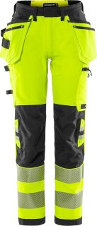 Fristads High Vis Green Handwerker Stretchhose Damen Kl. 2 2664 GSTP in 3 Farben & 9 Größen