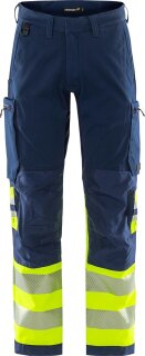 Fristads High Vis Green Stretchhose Kl. 1 2647 GSTP in 3 Farben & 28 Größen