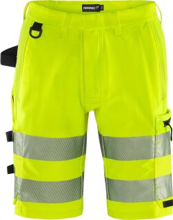 Fristads High Vis Green Stretch-Shorts Kl. 2 2648 GSTP in 2 Farben & 13 Größen