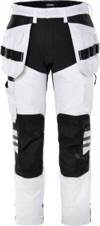 Fristads Handwerker-Stretchhose 2760 LWS Weiß/Schwarz 18 Größen