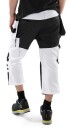 Fristads Handwerker-3/4-Stretchhose 2761 LWS Weiß/Schwarz 11 Größen