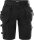 Fristads Handwerker Shorts 2532 GCYD Schwarz 10 Größen