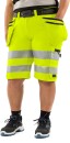 Fristads High Vis Handwerker Stretch-Shorts Damen Kl 1 2667 GSTP Warnschutz-Gelb 9 Größen