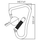 Aliens Stahlkarabiner LADDER HOOK