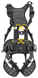 Petzl VOLT WIND Auffang- und Haltegurt schwarz/gelb europäische Ausführung Größe 0