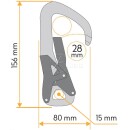 Singing Rock Klettersteigkarabiner Palm vers. Karabinerfarbe