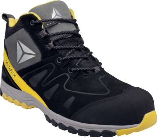 DeltaPlus MANHATTAN S3S SR Hochschuh mit Sportdesign Schwarz-Gelb