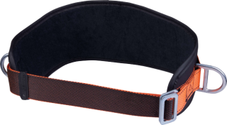 DeltaPlus EX120 2-Punkt-Stützgurt Schwarz-Orange Einzelgrösse