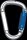 DeltaPlus AM025X2 Sehr leichter Aluminiumkarabiner mit automatischer Verriegelung Stahl Einzelgrösse