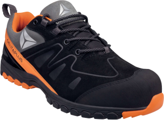 DeltaPlus BROOKLYN S3S SR Halbschuh mit Sportdesign Schwarz-Orange