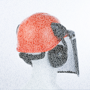 DeltaPlus FORESTIER 3 Forsthelm Orange Freischneidearbeiten Gittervisiers und Kapselgehörschutz