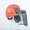 DeltaPlus FORESTIER 3 Forsthelm Orange Freischneidearbeiten Gittervisiers und Kapselgehörschutz