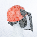 DeltaPlus FORESTIER 3 Forsthelm Orange Freischneidearbeiten Gittervisiers und Kapselgehörschutz