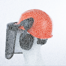 DeltaPlus FORESTIER 3 Forsthelm Orange Freischneidearbeiten Gittervisiers und Kapselgehörschutz
