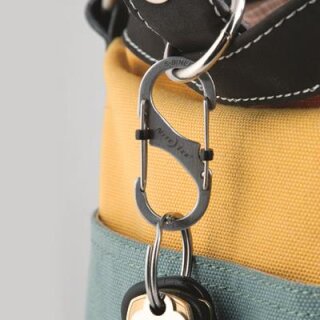 Nite Ize S-Biner, Doppelkarabiner, Edelstahl, Größe 1, silber, 2er Pack