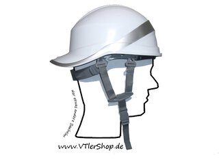Venitex Baseball Helm mit Kinnriemen Wei