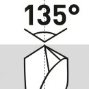 Triuso Edelstahlbohrer, HSSCo, 5,0mm Cobaltlegierung