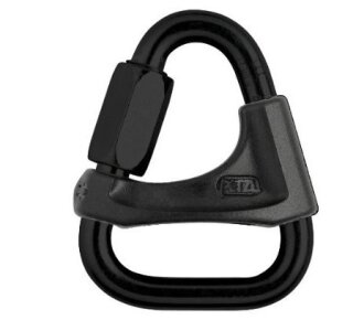 Petzl DELTA Schließring 8mm  mit Bügel in schwarz