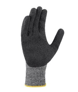 teXXor teXXor topline Schnittschutz-Glasfaser-Nylon- Spandex-Handschuh, grau, gesandete Nitrilbeschichtung, schwarz, Kat.2 verschiedene Gren 