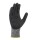 teXXor "teXXor topline" Schnittschutz-Glasfaser-Nylon- Spandex-Handschuh, grau, gesandete Nitrilbeschichtung, schwarz, Kat.2 Größe M