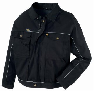 teXXor Bundjacke, schwarz/schwarz T/C Canvas, 320gr. mit Cordura Besatz verschiedene Größen