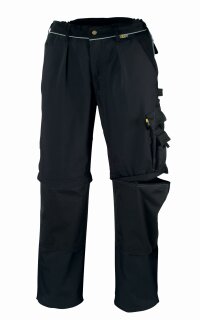 teXXor Bundhose, schwarz/schwarz T/C Canvas, 320gr. mit Cordura Besatz verschiedene Größen