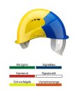 Voss Schutzhelm Visor Light mit integriertem Visier Weiß